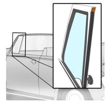 Preview: Stop door window, as pair